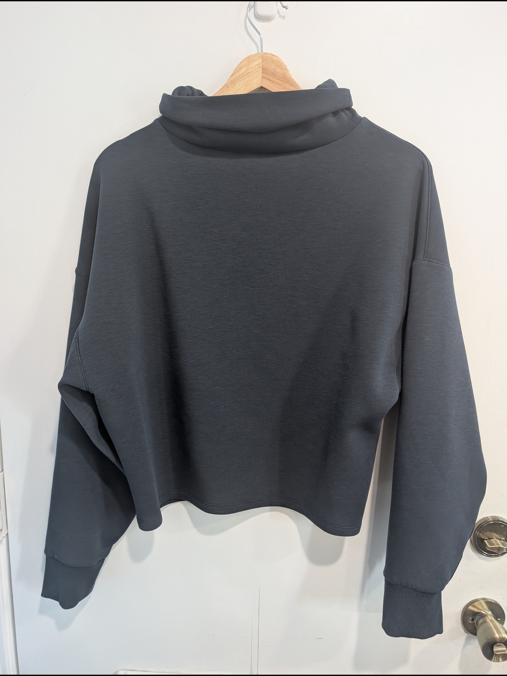 Rhone Dreamglow Mock Neck Long Sleeve Pullover Navy Blue Size Medium - Picture 7 of 9